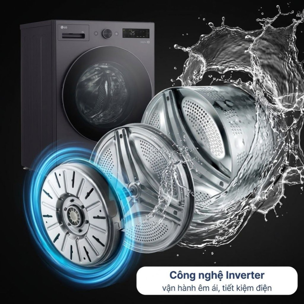 Máy giặt lồng ngang LG AI DD Inverter 12Kg FX1412S3K - Hàng chính hãng