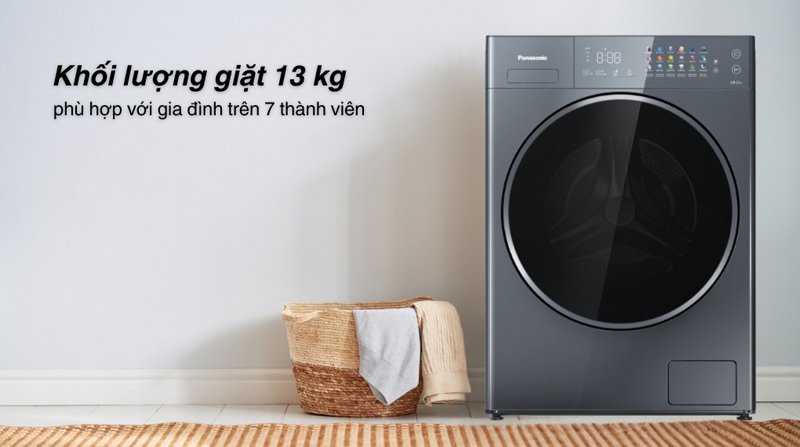 Khối lượng giặt phù hợp cho gia đình đông thành viên