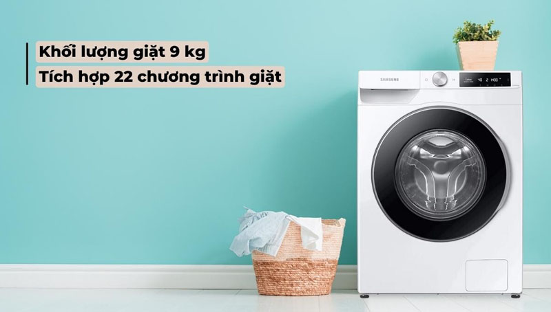 Máy được tích hợp sẵn 22 chương trình giặt, đáp ứng nhu cầu giặt giũ hàng ngày của gia dình