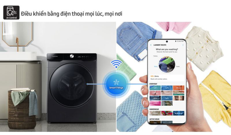 Điều khiển máy bằng điện thoại thông qua ứng dụng SmartThings