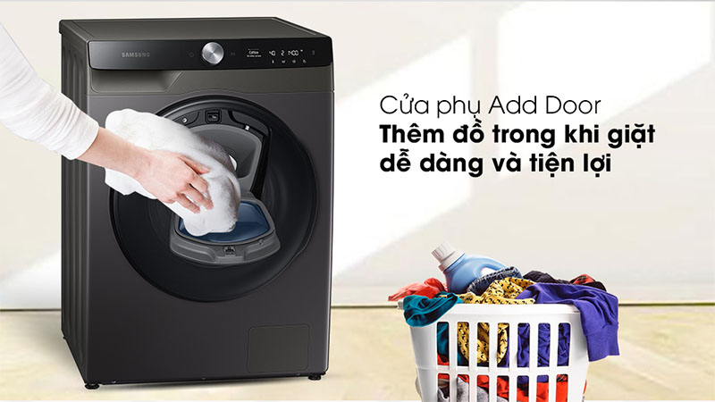 Thiết kế của Máy giặt sấy Addwash Inverter giặt 9.5kg - sấy 6kg Samsung WD95T754DBX/SV