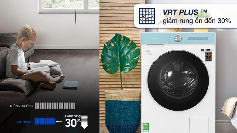 Công nghệ của Máy giặt sấy Bespoke AI Inverter giặt 14kg - sấy 8kg Samsung WD14BB944DGMSV