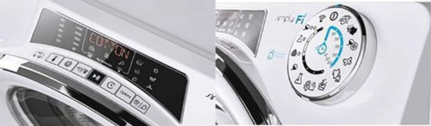 Bảng điều khiển của Máy giặt sấy Inverter Candy ROW 4966DWHC/1-S