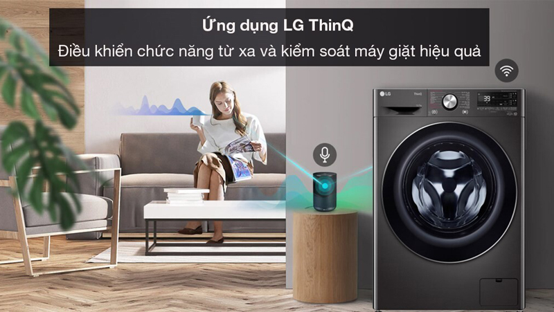 Điều khiển máy bằng điện thoại thông qua ứng dụng LG ThinQ