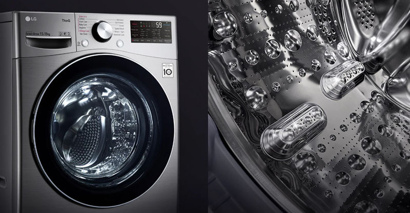 Máy giặt sấy LG Inverter F2515RTGB - Hàng chính hãng