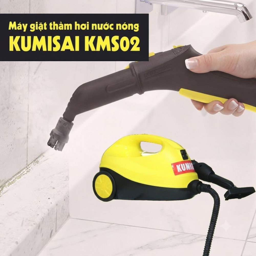 Máy giặt thảm hơi nước nóng Kumisai KMS02 - Hàng chính hãng