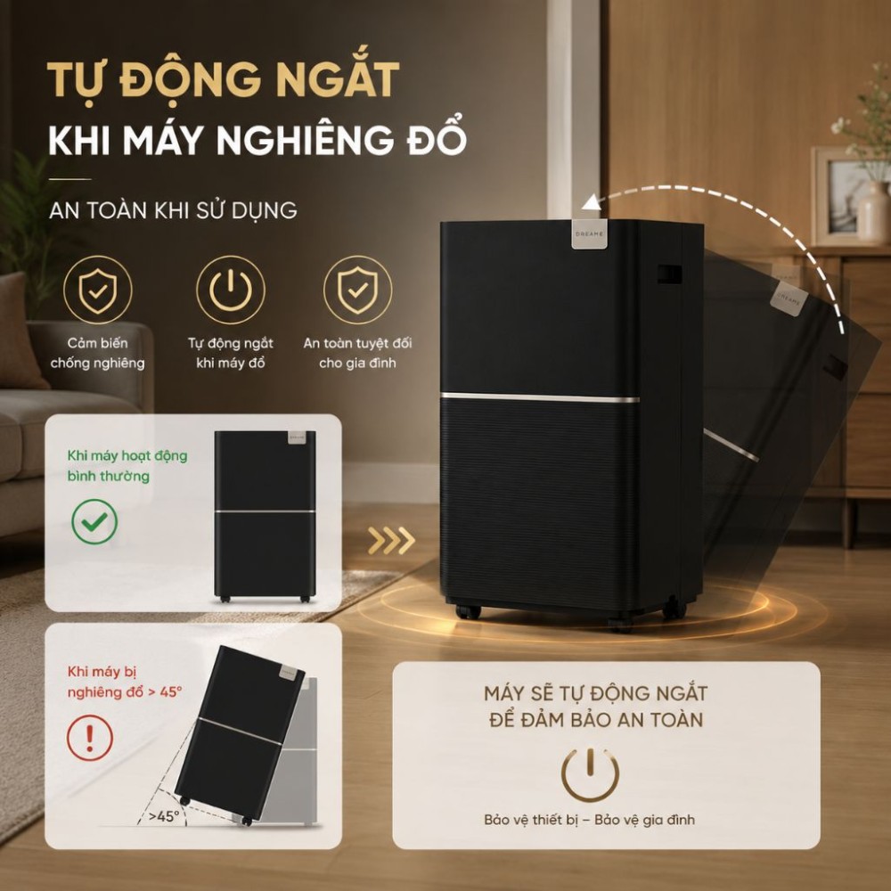 Máy hút ẩm Dreame DB40 - Hàng chính hãng