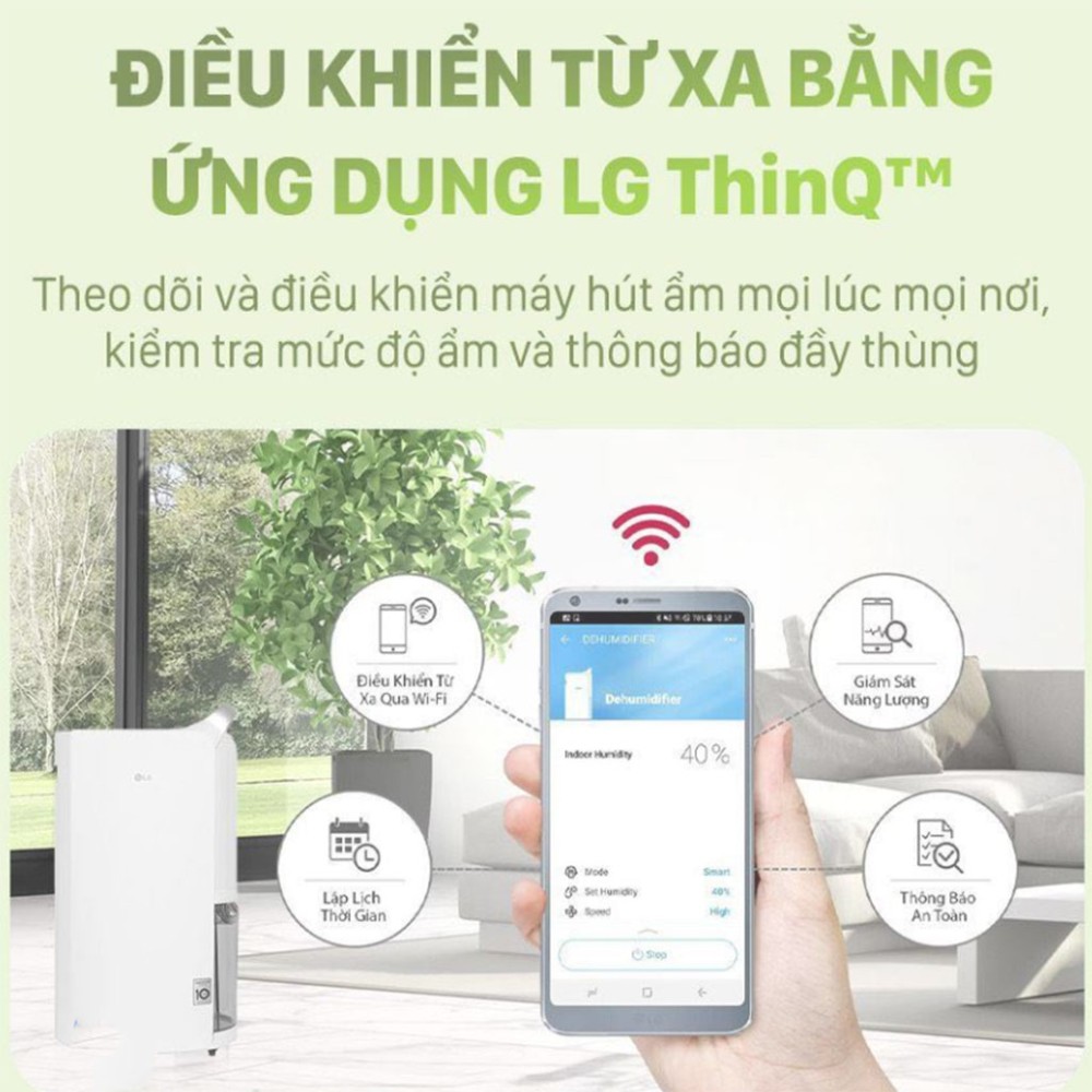 Máy hút ẩm LG Dual Inverter MD16GQSE0.ABAE - Hàng chính hãng