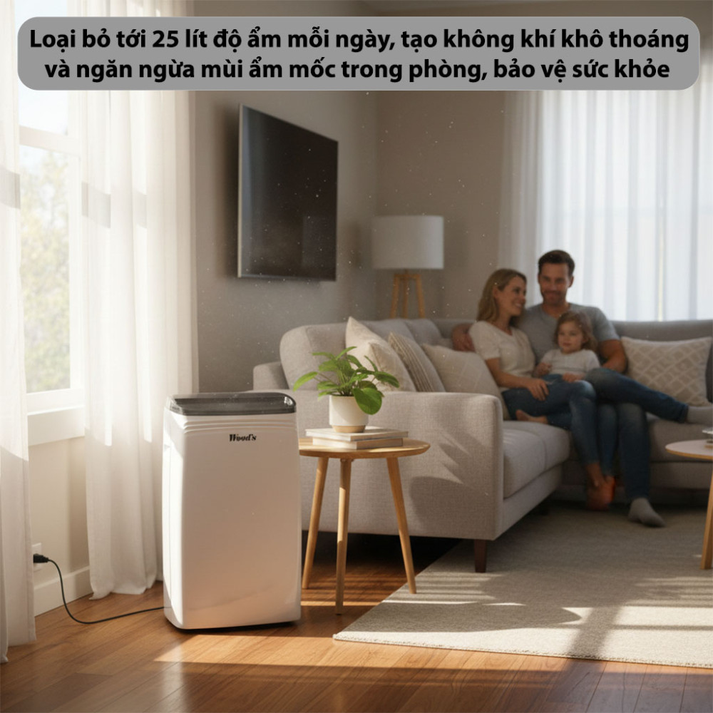 Máy hút ẩm Wood’s MDK26 - Hàng chính hãng