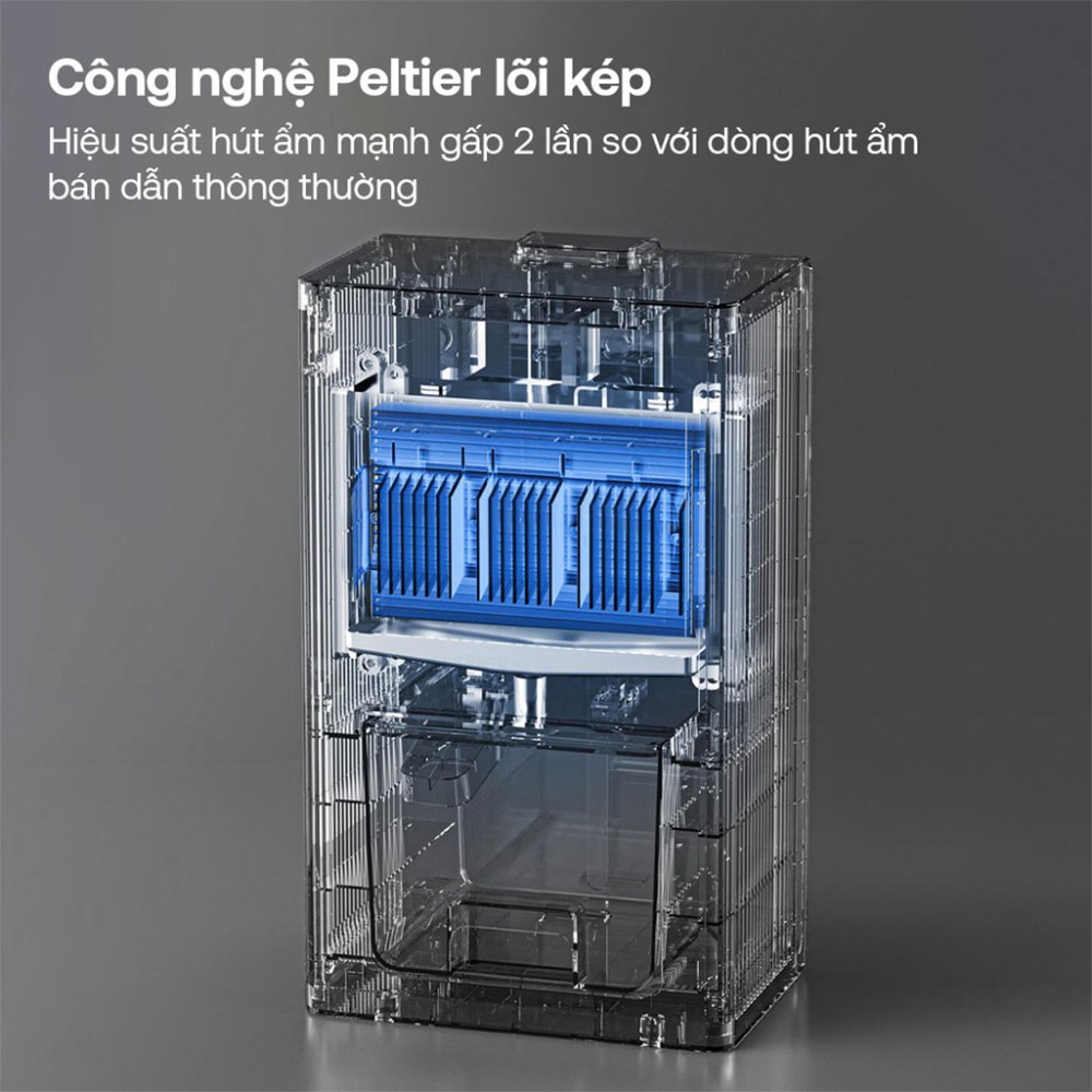 Máy hút ẩm bán dẫn mini Fujihome DHP23-MINI - Hàng chính hãng