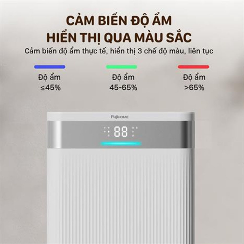 Máy hút ẩm dân dụng Fujihome DH20NW-HEPA - Hàng chính hãng