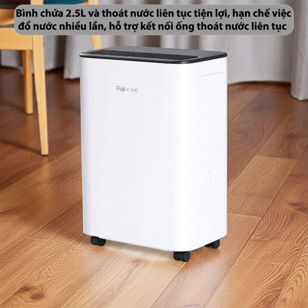Máy hút ẩm dân dụng Fujihome DH16LITE - Hàng chính hãng