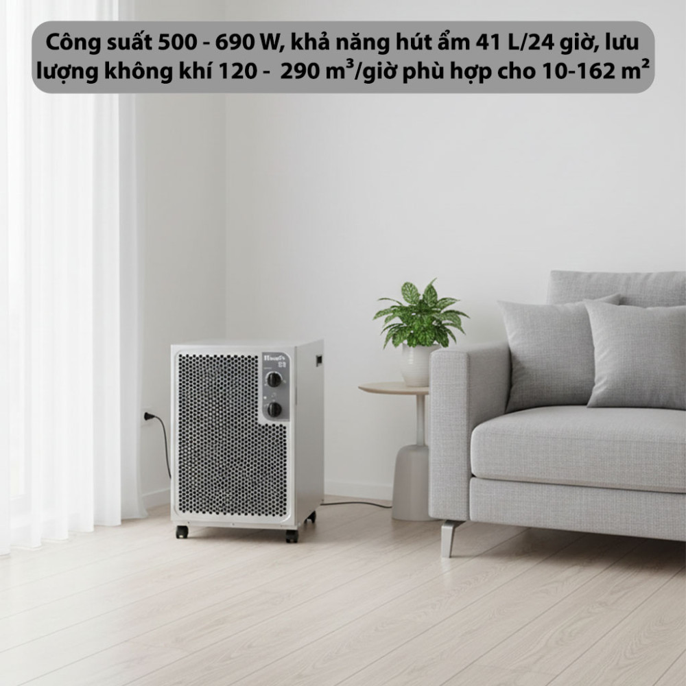 Máy hút ẩm kèm lọc không khí Wood’s SW-59FX - Hàng chính hãng