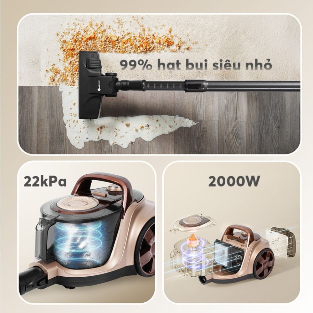 Máy hút bụi Elmich VCE-9303 - Hàng chính hãng