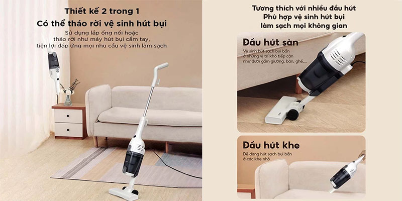 Thiết kế của Máy hút bụi cầm tay Aqua CCX600R