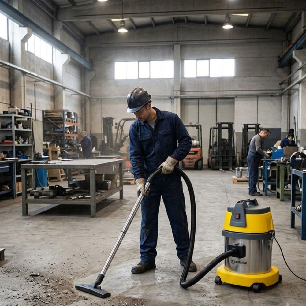 Máy hút bụi công nghiệp Kumisai KMS15 - Hàng chính hãng