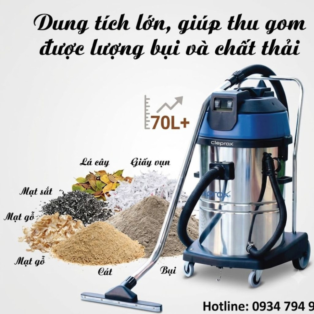Máy hút bụi công nghiệp CleproX X-2/70 - Hàng chính hãng