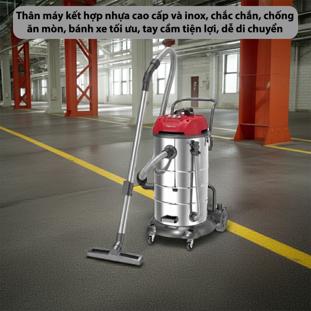 Máy hút bụi công nghiệp Fujihome VC90N - Hàng chính hãng