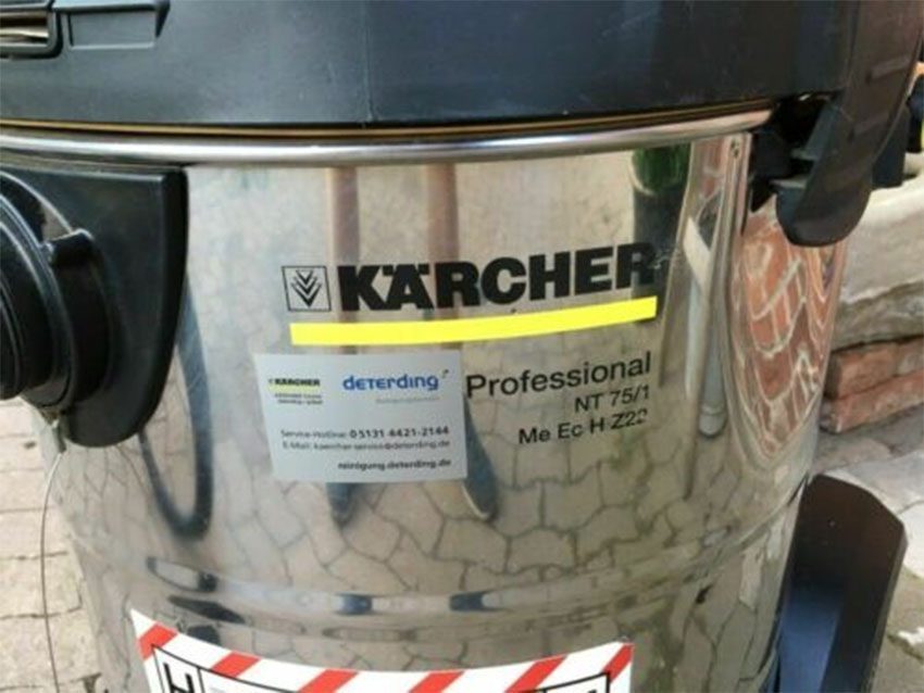 Chất liệu của máy hút bụi công nghiệp Karcher NT 75/1 ME EC H Z22