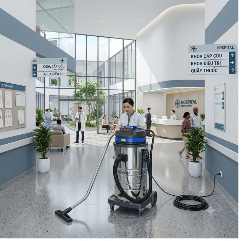 Máy hút bụi công nghiệp Kumisai KMS80A - Hàng chính hãng
