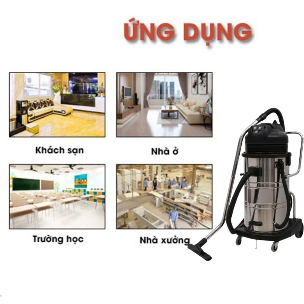 Máy hút bụi công nghiệp SE Clean SE380 HEPA - Hàng chính hãng