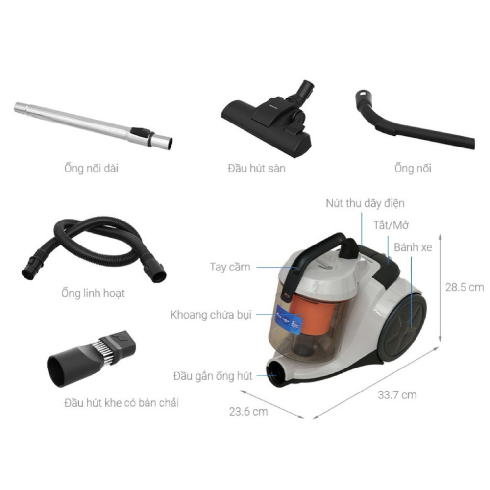 Máy hút bụi dạng hộp Philips XB1012/10 - Hàng chính hãng