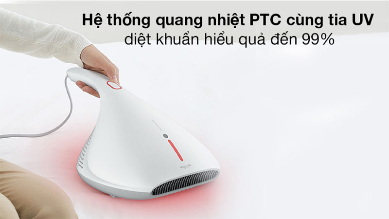 Hệ thống diệt khuẩn của Máy hút bụi đệm giường Deerma CM800