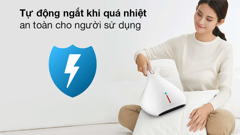 Tính năng an toàn của Máy hút bụi đệm giường Deerma CM800