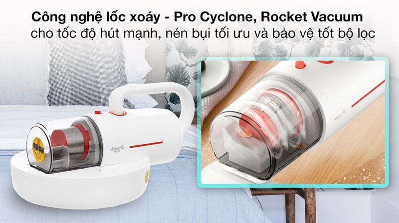 Công nghệ lốc xoáy Pro-Cyclone, sẽ nhanh chóng hút sạch mọi loại bụi bẩn chỉ trong thời gian ngắn.