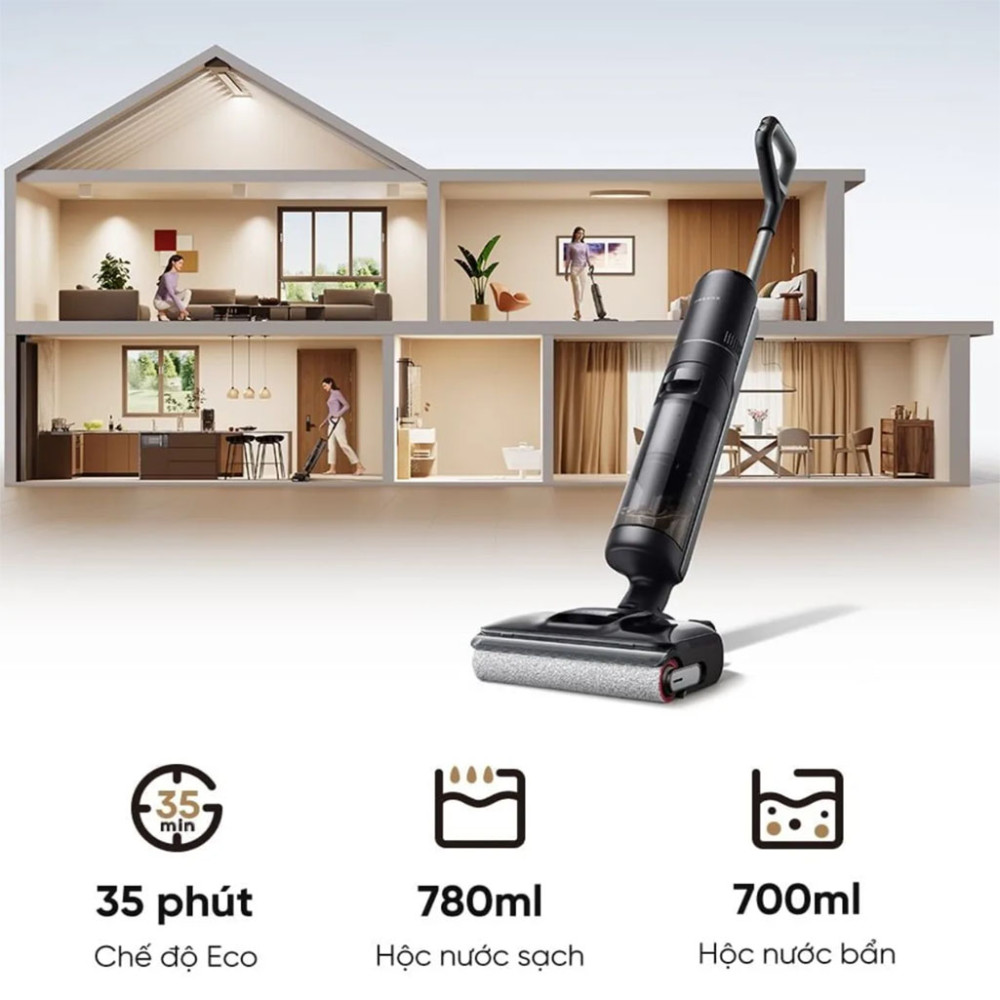 Máy hút bụi khô và ướt Dreame H12 GT - Hàng chính hãng