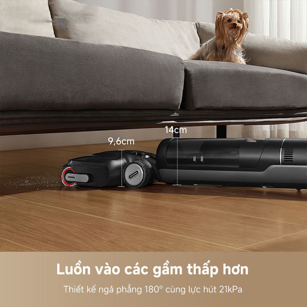 Máy hút bụi khô và ướt Dreame H12S FlexReach - Hàng chính hãng