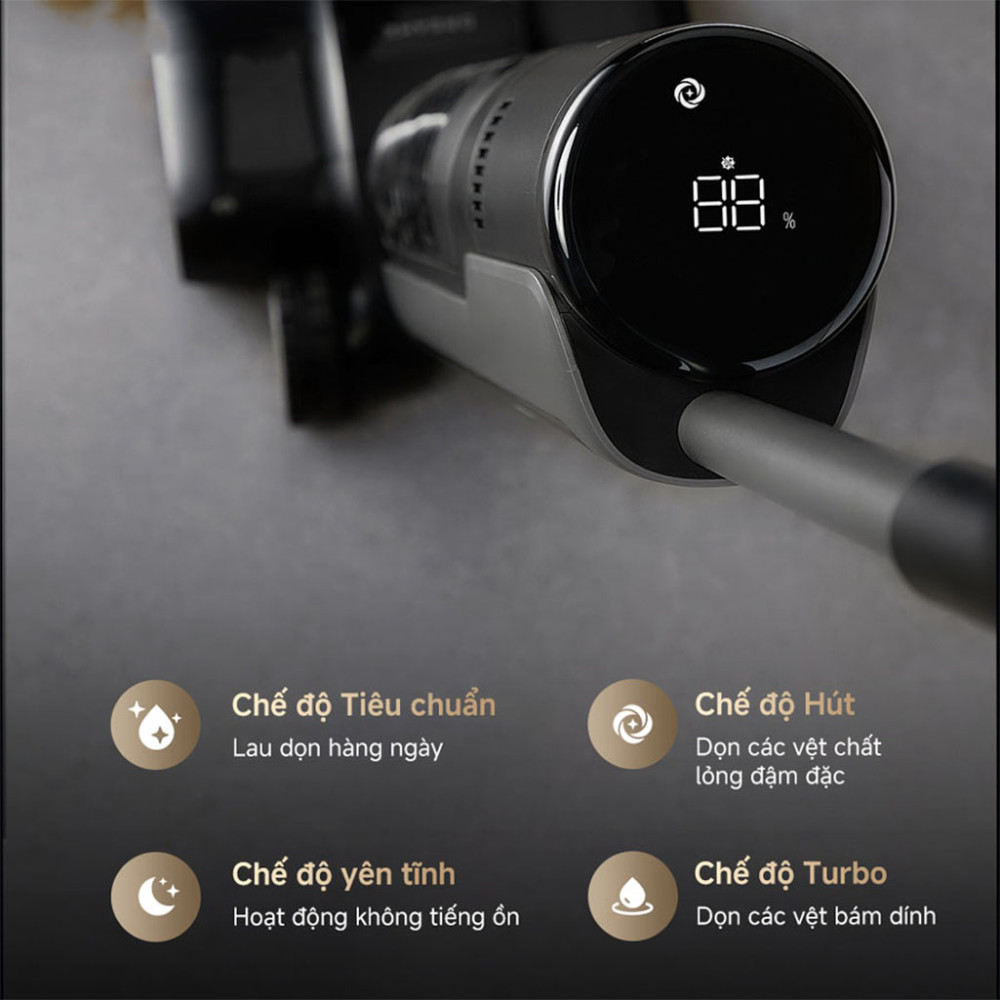 Máy hút bụi khô và ướt Dreame H12S FlexReach - Hàng chính hãng