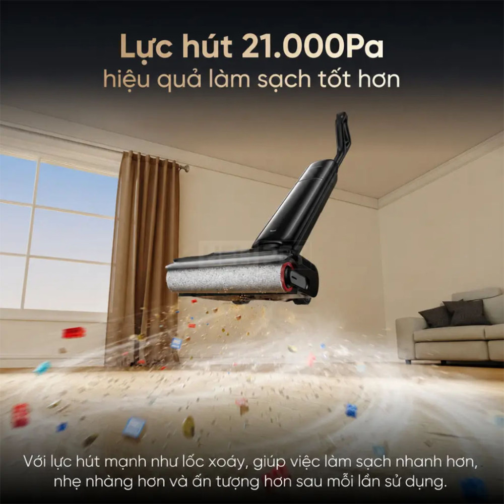 Máy hút bụi khô và ướt Dreame H12S FlexReach - Hàng chính hãng