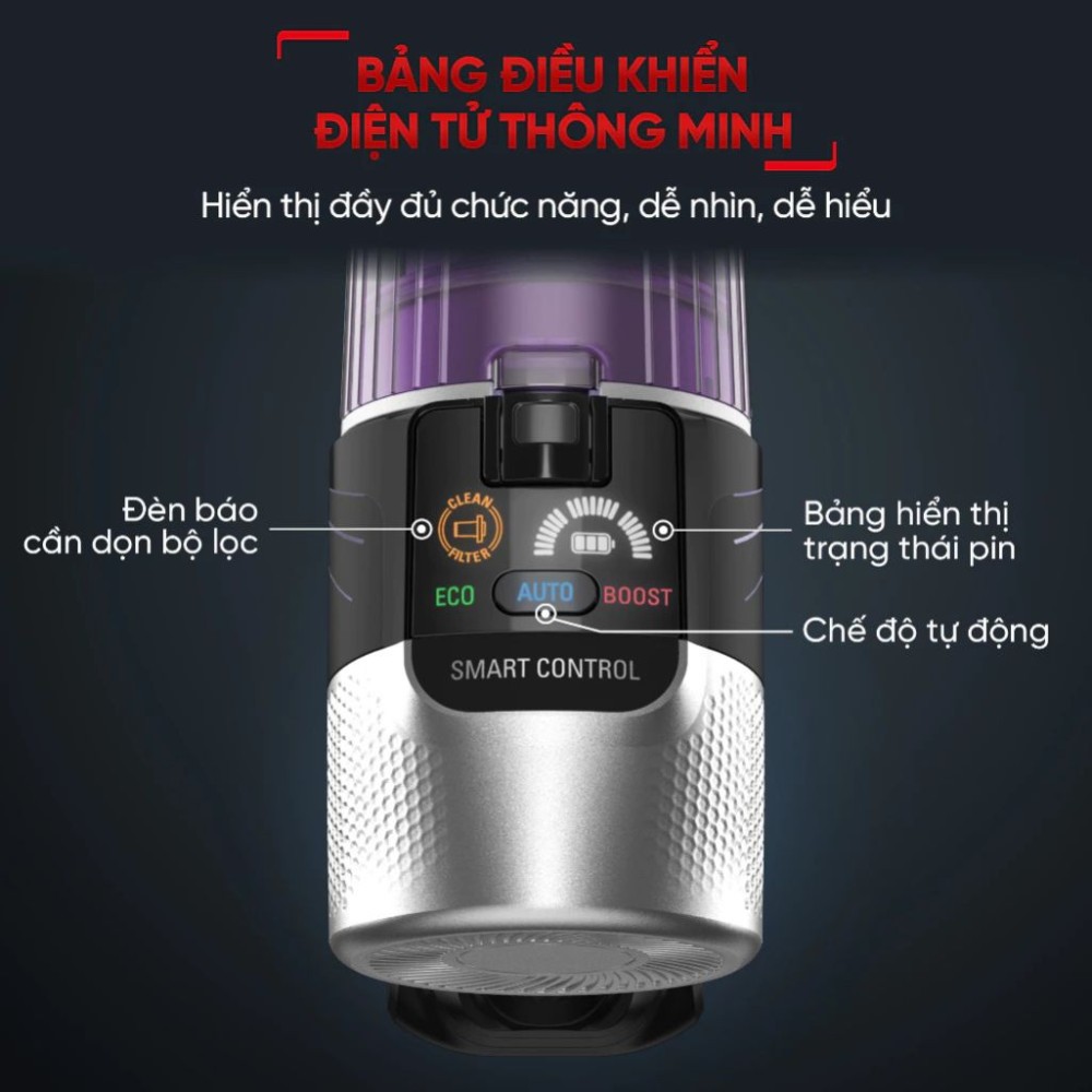 Máy hút bụi không dây Tefal X-Force Flex 9.60 TY2039WO - Hàng chính hãng