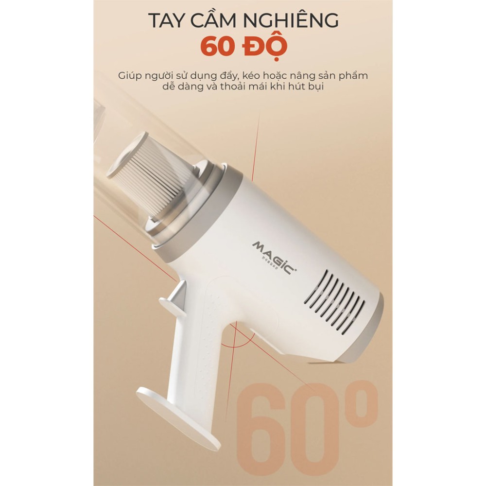 Máy hút bụi không dây Magic A-061 - Hàng chính hãng