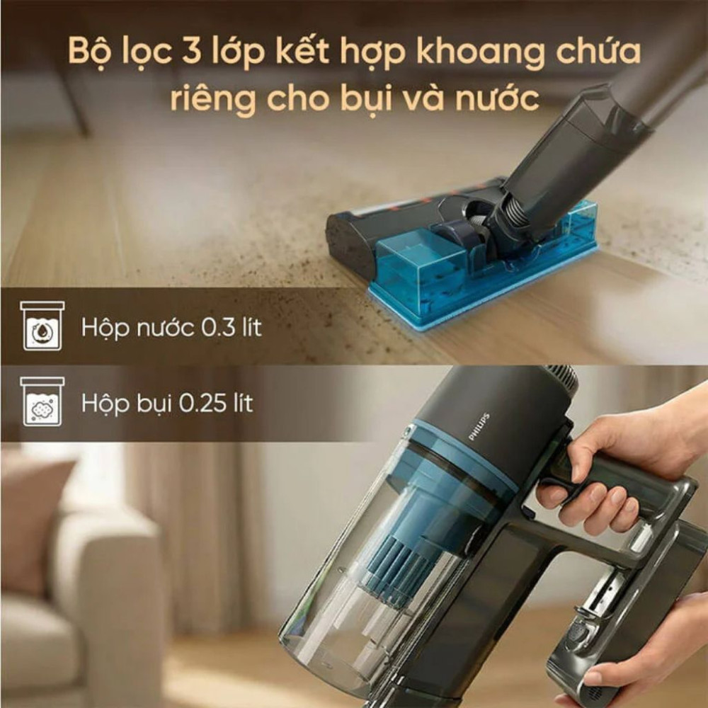Máy hút bụi không dây Philips XC3131/01 - Hàng chính hãng