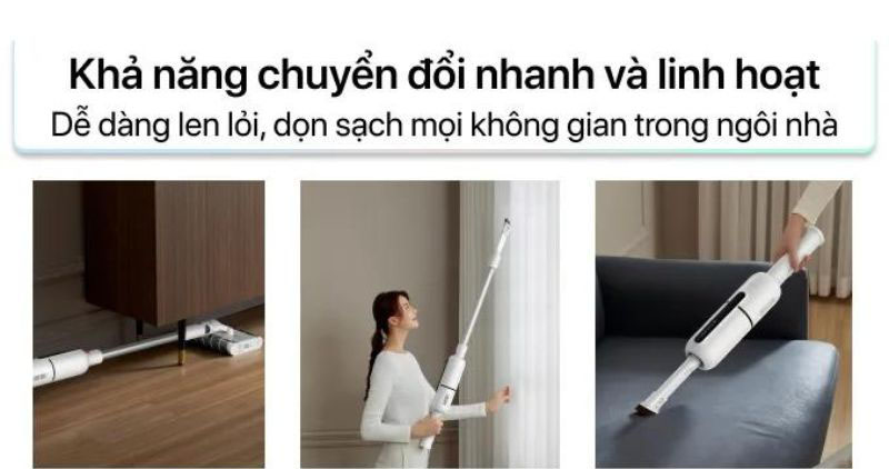 Dễ dàng thay đổi linh hoạt để sử dụng