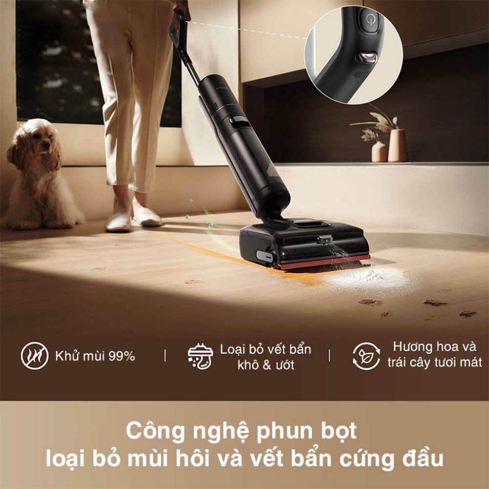 Máy hút bụi lau sàn Dreame H15 Pro Foamwash - Hàng chính hãng