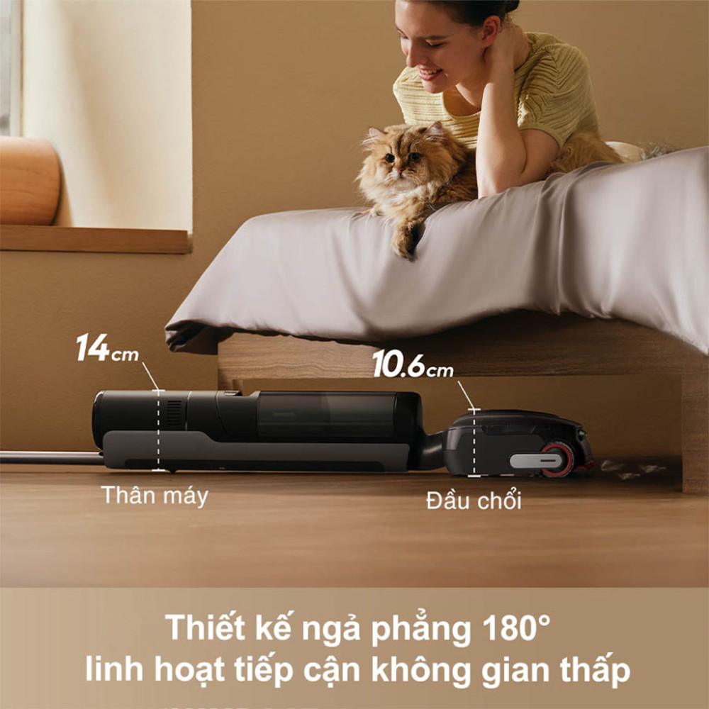 Máy hút bụi lau sàn Dreame H15 Pro Foamwash - Hàng chính hãng