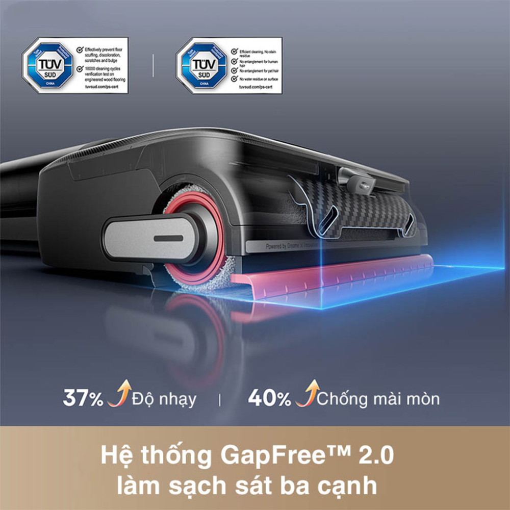 Máy hút bụi lau sàn Dreame H15 Pro Foamwash - Hàng chính hãng
