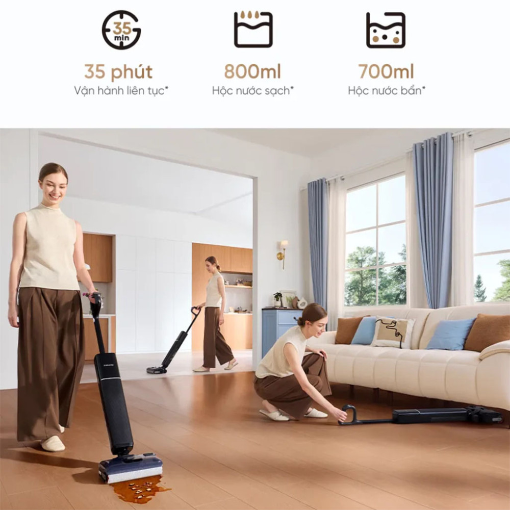 Máy hút bụi lau nhà Dreame H16 GT - Hàng chính hãng