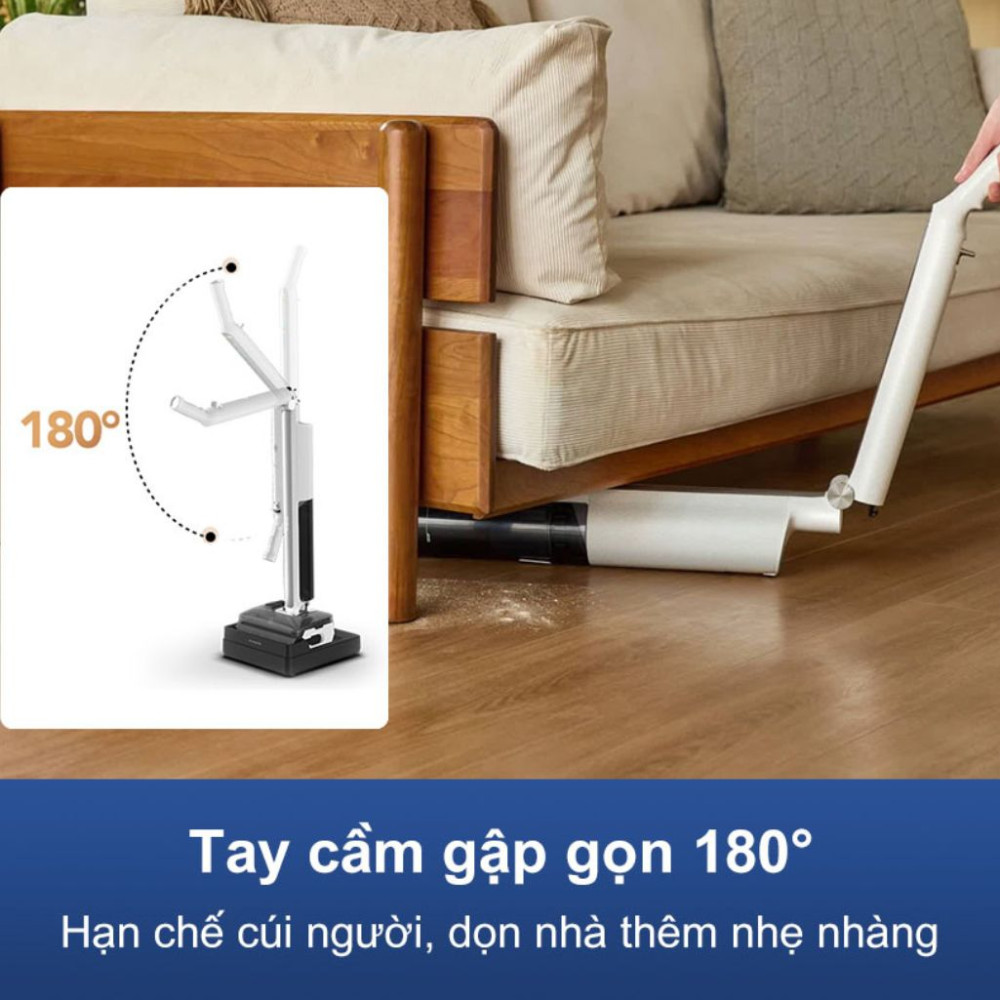 Máy hút bụi lau sàn khô ướt Tineco FLOOR ONE I7 FOLD - Hàng chính hãng