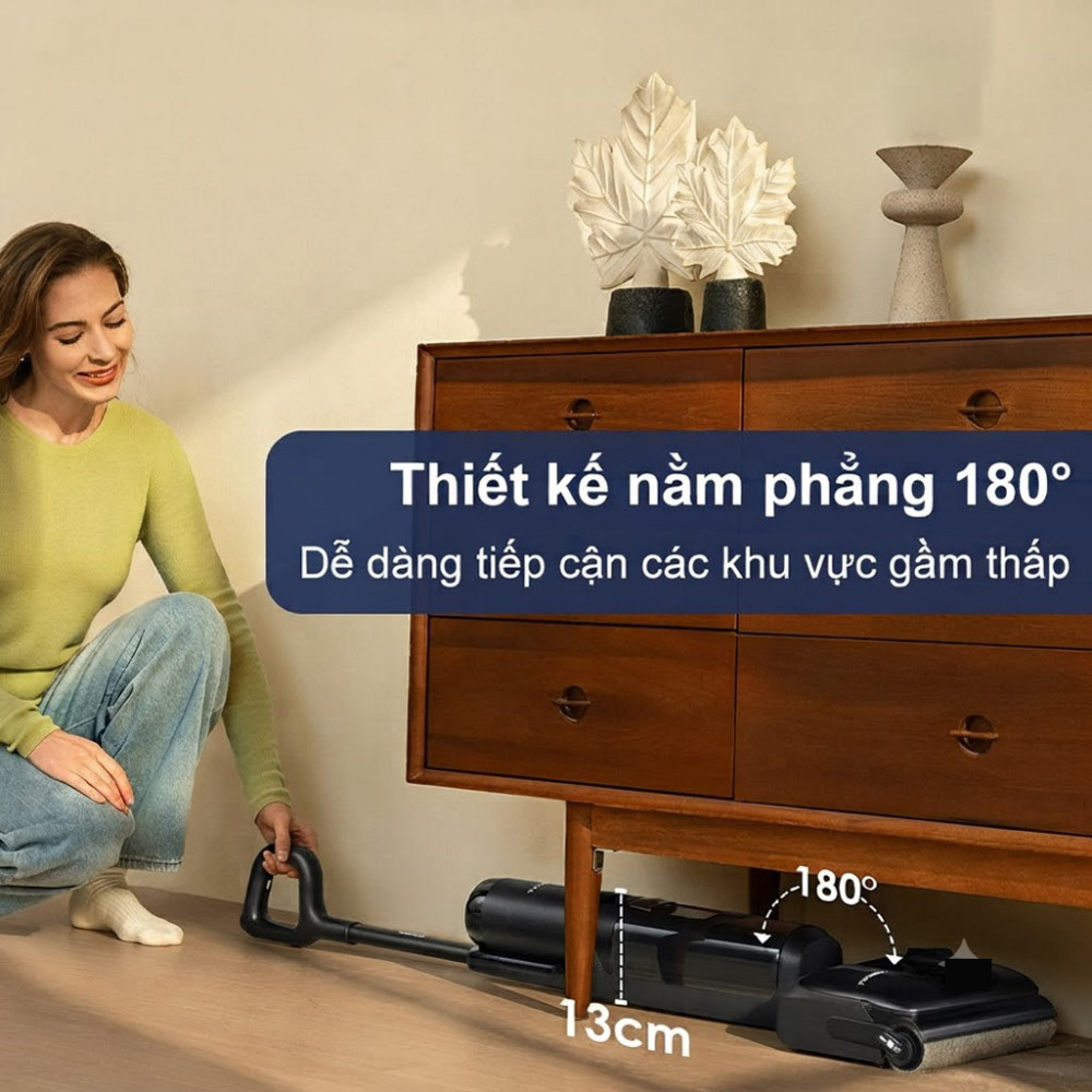 Máy hút bụi lau sàn khô ướt Tineco FLOOR ONE S6 STRETCH EXTREME - Hàng chính hãng
