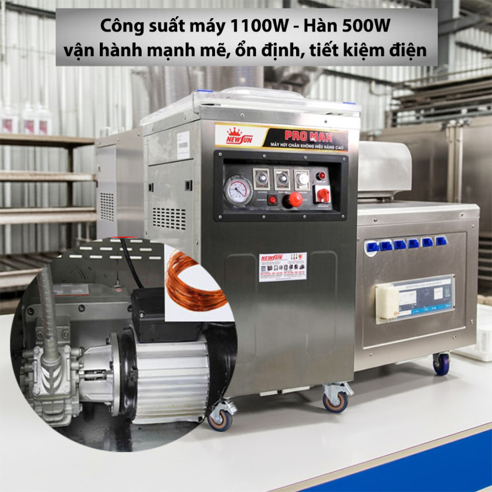Máy hút chân không NewSun DZQ420 Promax hoạt động công suất mạnh mẽ