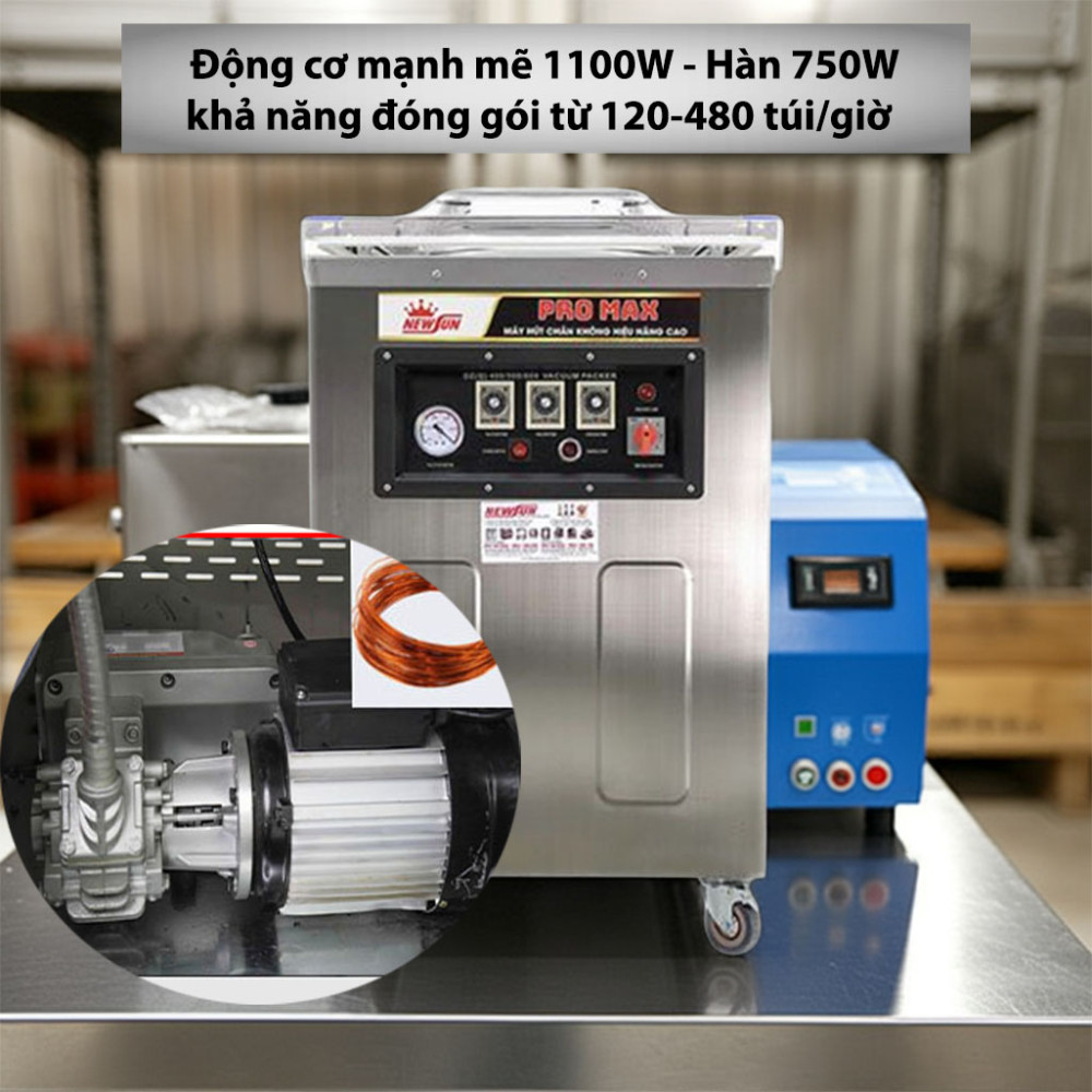 Máy hút chân không NewSun DZQ520 Promax công suất mạnh mẽ hiệu suất cao