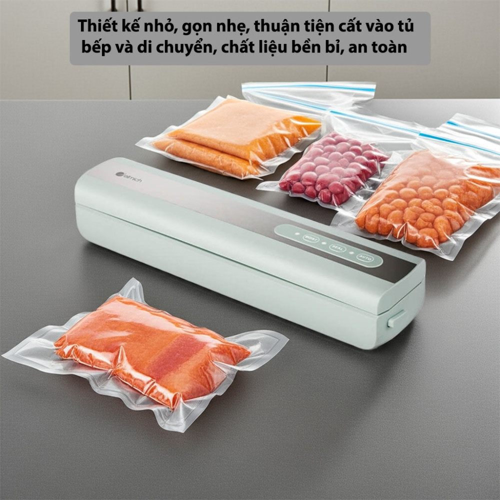 Máy hút chân không gia đình Elmich VSE-8582 thiết kế nhỏ gọn, chất liệu bền bỉ, an toàn