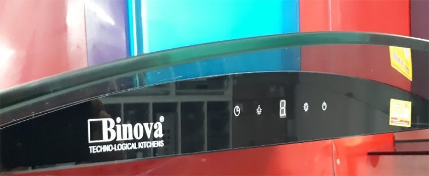 Bảng điều khiển của Máy hút khói khử mùi Binova BI-56-GT-07