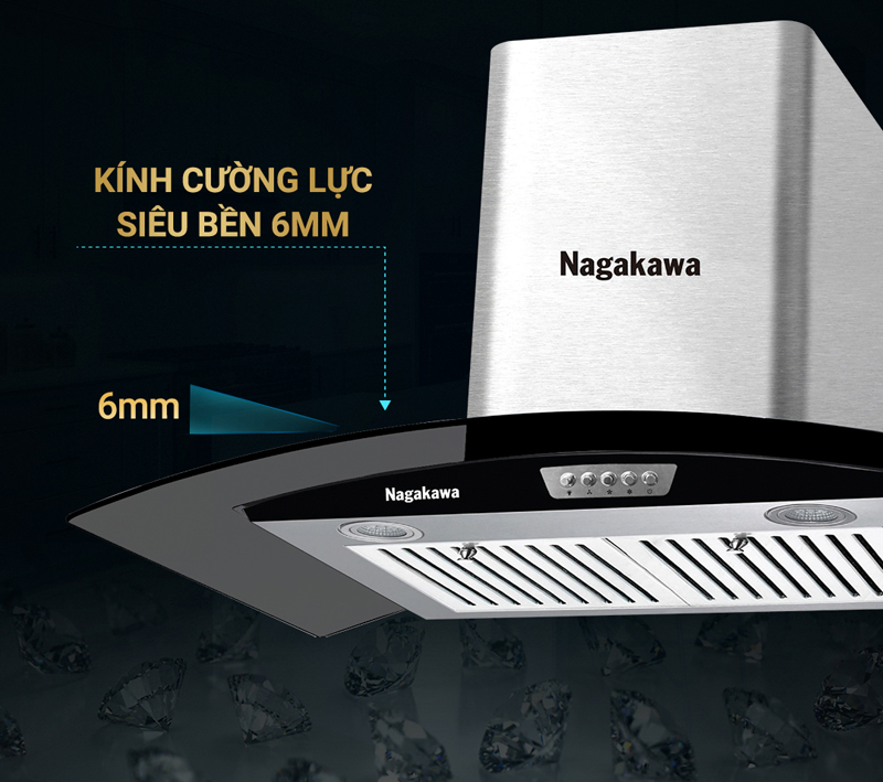 Máy được làm từ inox và kính cường lực