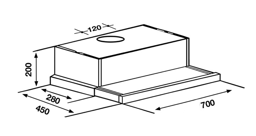 Máy hút mùi âm tủ Kaff KF-TL700 có tốt không