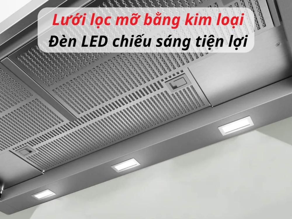 Đèn LED ánh sáng trắng dịu, hỗ trợ quan sát trong quá trình nấu.